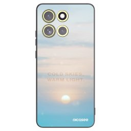 Fekete szilikon tok az alábbi mobiltelefonokra Motorola Moto G86 Power 5G - COLD SKIES