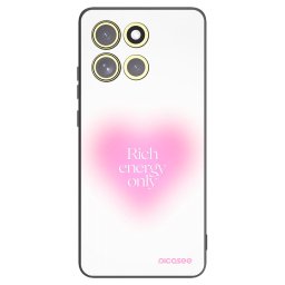 Fekete szilikon tok az alábbi mobiltelefonokra Motorola Moto G86 Power 5G - Rich Energy
