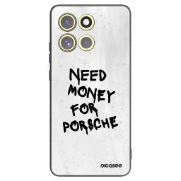 Fekete szilikon tok az alábbi mobiltelefonokra Motorola Moto G86 Power 5G - White Dollar