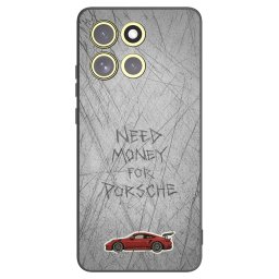 Fekete szilikon tok az alábbi mobiltelefonokra Motorola Moto G86 Power 5G - Garage Scratch