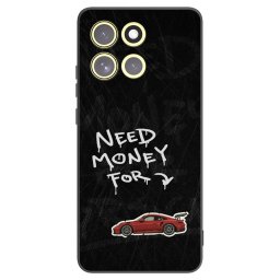 Fekete szilikon tok az alábbi mobiltelefonokra Motorola Moto G86 Power 5G - Track Mode