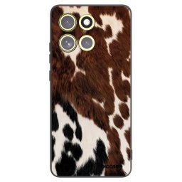 Fekete szilikon tok az alábbi mobiltelefonokra Motorola Moto G86 Power 5G - Rust