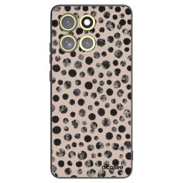 Fekete szilikon tok az alábbi mobiltelefonokra Motorola Moto G86 Power 5G - Dots