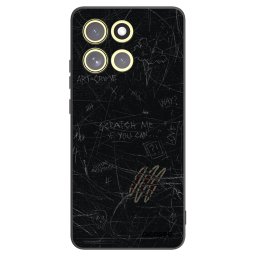 Fekete szilikon tok az alábbi mobiltelefonokra Motorola Moto G86 Power 5G - SCRATCH