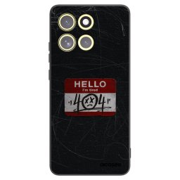 Fekete szilikon tok az alábbi mobiltelefonokra Motorola Moto G86 Power 5G - HELLO 404