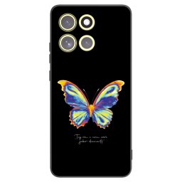 Fekete szilikon tok az alábbi mobiltelefonokra Motorola Moto G86 Power 5G - Diamanty Black