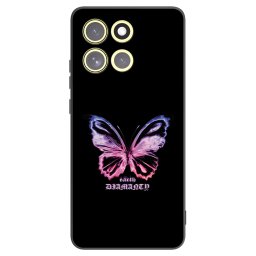 Fekete szilikon tok az alábbi mobiltelefonokra Motorola Moto G86 Power 5G - Diamanty Purple