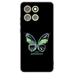 Fekete szilikon tok az alábbi mobiltelefonokra Motorola Moto G86 Power 5G - Diamanty Blue