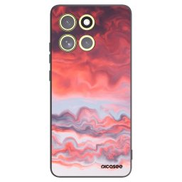Fekete szilikon tok az alábbi mobiltelefonokra Motorola Moto G86 Power 5G - Sunset
