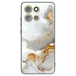 Fekete szilikon tok az alábbi mobiltelefonokra Motorola Moto G86 Power 5G - Her