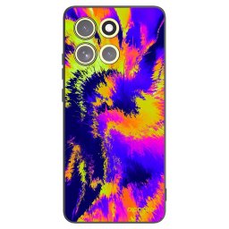 Fekete szilikon tok az alábbi mobiltelefonokra Motorola Moto G86 Power 5G - Burn