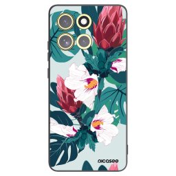 Fekete szilikon tok az alábbi mobiltelefonokra Motorola Moto G86 Power 5G - Rhododendron