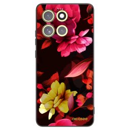 Fekete szilikon tok az alábbi mobiltelefonokra Motorola Moto G86 Power 5G - Dark Peonny