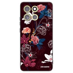 Fekete szilikon tok az alábbi mobiltelefonokra Motorola Moto G86 Power 5G - Dark Meadow