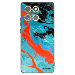 Fekete szilikon tok az alábbi mobiltelefonokra Motorola Moto G86 Power 5G - Blue Magma