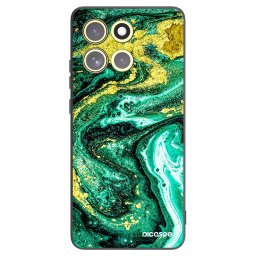 Fekete szilikon tok az alábbi mobiltelefonokra Motorola Moto G86 Power 5G - Green Gold