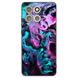 Fekete szilikon tok az alábbi mobiltelefonokra Motorola Moto G86 Power 5G - Lean