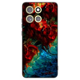 Fekete szilikon tok az alábbi mobiltelefonokra Motorola Moto G86 Power 5G - Universe