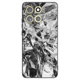 Fekete szilikon tok az alábbi mobiltelefonokra Motorola Moto G86 Power 5G - Chrome
