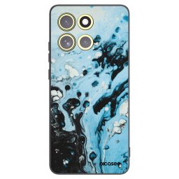 Fekete szilikon tok az alábbi mobiltelefonokra Motorola Moto G86 Power 5G - Organic blue