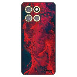 Fekete szilikon tok az alábbi mobiltelefonokra Motorola Moto G86 Power 5G - Organic red