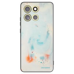 Fekete szilikon tok az alábbi mobiltelefonokra Motorola Moto G86 Power 5G - Splash