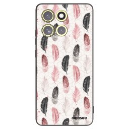 Fekete szilikon tok az alábbi mobiltelefonokra Motorola Moto G86 Power 5G - Feather 2
