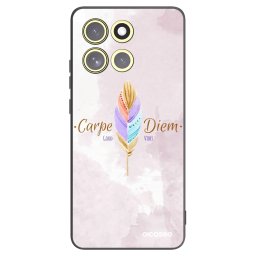 Fekete szilikon tok az alábbi mobiltelefonokra Motorola Moto G86 Power 5G - Carpe Diem