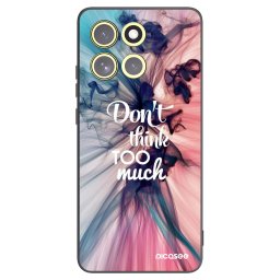 Fekete szilikon tok az alábbi mobiltelefonokra Motorola Moto G86 Power 5G - Don't think TOO much