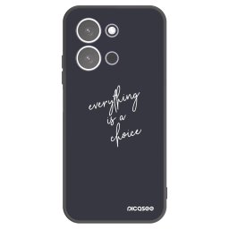 Fekete szilikon tok az alábbi mobiltelefonokra Xiaomi Redmi 15C 5G - Everything is a choice