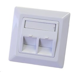 Univerzális aljzat 2 port - 80x80