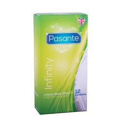 Pasante - Infinity (Delay) késleltető hatású óvszer (12 db)