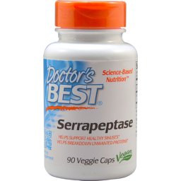Doctor's Best Szerrapeptáz enzim, 40 000 egység, 90 db