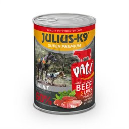 Julius-K9 Super Premium Paté kutyakonzerv - marha & máj 400 g