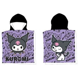 Hello Kitty Kuromi Chaos strand törölköző poncsó 50x100 cm (Fast Dry)