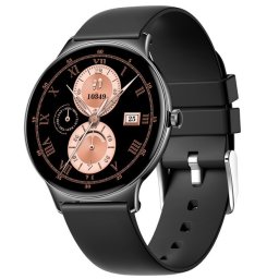 Colmi V89 okosóra AMOLED kijelzővel, pulzusméréssel, véroxigénméréssel, fekete