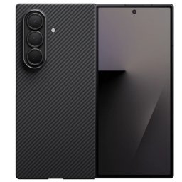 Pitaka Ultra Slim Samsung Galaxy Z Fold 7 hátlap tok, Aramid, MagSafe, black/grey