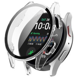 Tech-Protect Defense360 Samsung Galaxy Watch7 (40mm) ütésálló tok, kijelzővédő felülettel, átlátszó