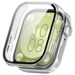 Tech-Protect Defense360 Huawei Watch Fit 3 ütésálló tok, kijelzővédő felülettel, átlátszó