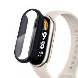 Tech-Protect Defense360 Xiaomi Smart Band 8 ütésálló tok, kijelzővédő felülettel, fekete