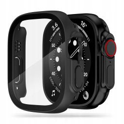 Tech-Protect Defense360 Apple Watch Ultra 4 / 3 / 2 / 1 ütésálló tok, kijelzővédő felülettel, fekete