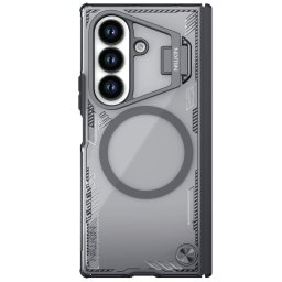 Nillkin Iceblade Prop Samsung Galaxy Z Fold 7 mágneses tok kitámasztóval, fekete-átlátszó