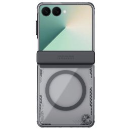 Nillkin Iceblade Prop Magnetic Samsung Galaxy Z Flip 7 mágneses tok, fekete-átlátszó