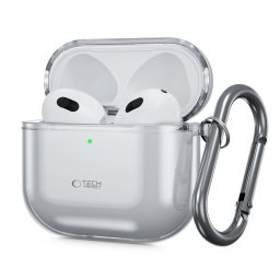 Tech-Protect FlexAir Apple AirPods 4 tok karabinerrel, szürke