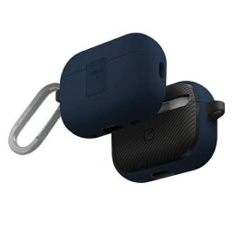 Uniq Clyde Apple AirPods Pro 2 tok karabinerrel, kék-szürke