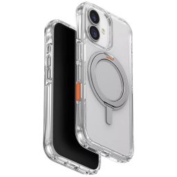 Uniq Swivix Apple iPhone 17 tok 360 fokban állítható kitámasztóval, átlátszó