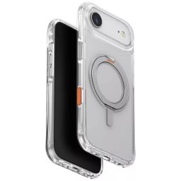 Uniq Swivix Apple iPhone Air (2025) tok 360 fokban állítható kitámasztóval, átlátszó