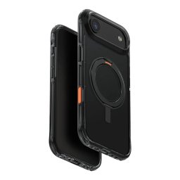 Uniq Swivix Apple iPhone Air (2025) tok 360 fokban állítható kitámasztóval, fekete