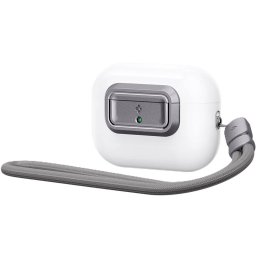 Spigen Lock Fit "M" Apple Airpods Pro / Airpods Pro 2 fülhallgató tokhoz biztonsági zár, kézpánttal, szürke