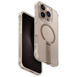Uniq Eleva Apple iPhone 16 Pro Magsafe szilikon tok tartó résszel, arany